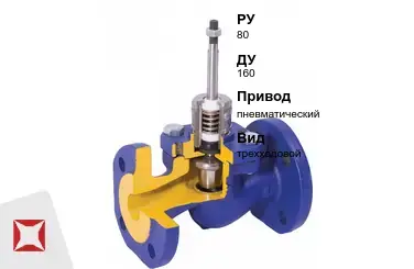 Клапан регулирующий двухседельный Гранрег 160 мм ГОСТ 12893-2005 в Таразе