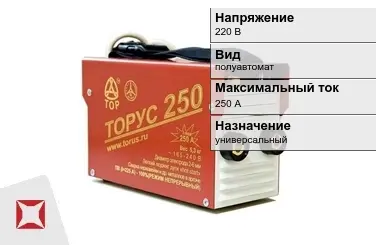 Сварочный аппарат Торус 250 А универсальный в Таразе